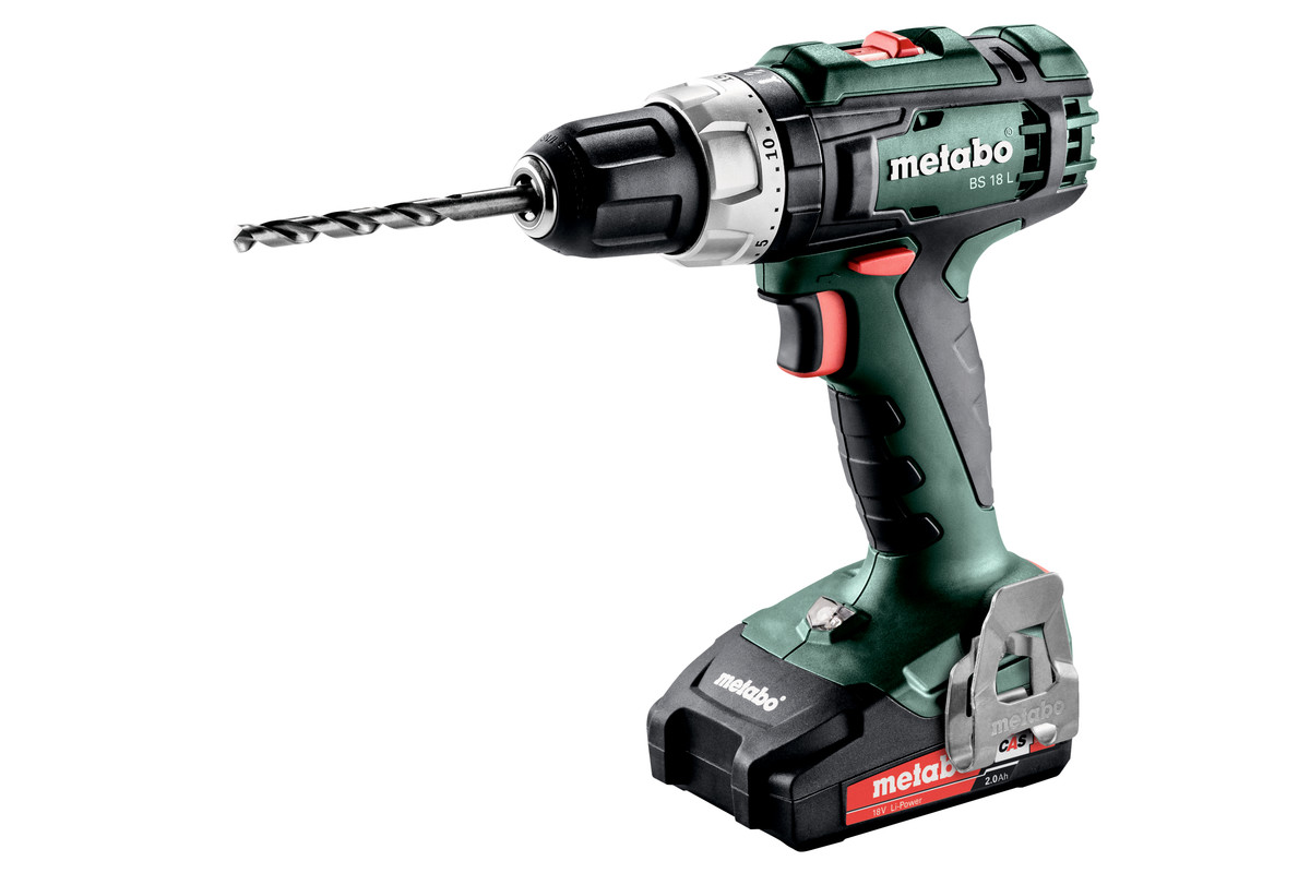 E-shop Metabo Akumulátorová vŕtačka BS 18 L, 2 × 2,0 Ah 602321500