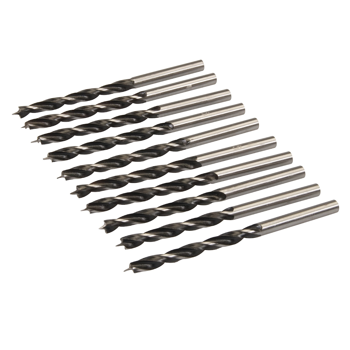 E-shop Vrták do dreva Silverline 5 mm, súprava 10 ks 637440