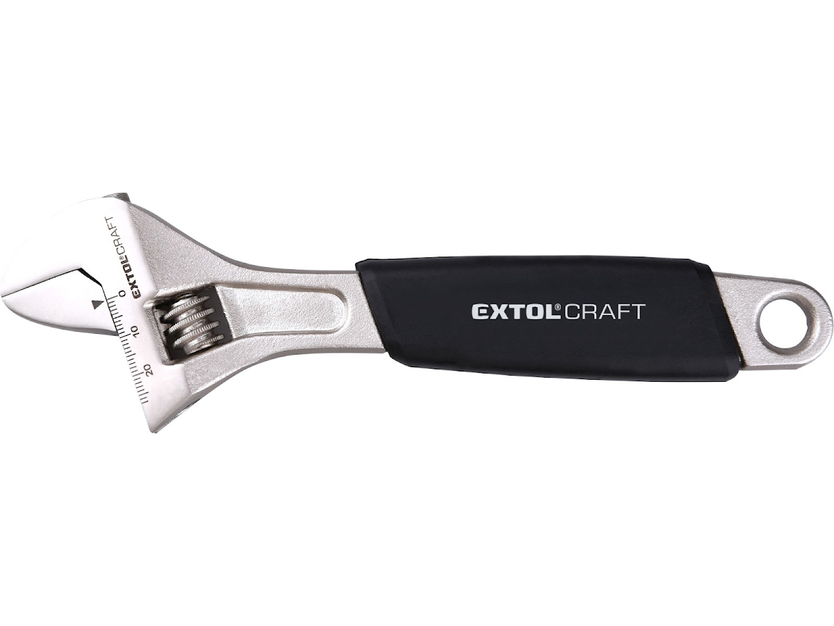 E-shop EXTOL CRAFT Kľúč nastaviteľný, 200 mm/8", CrV 6502