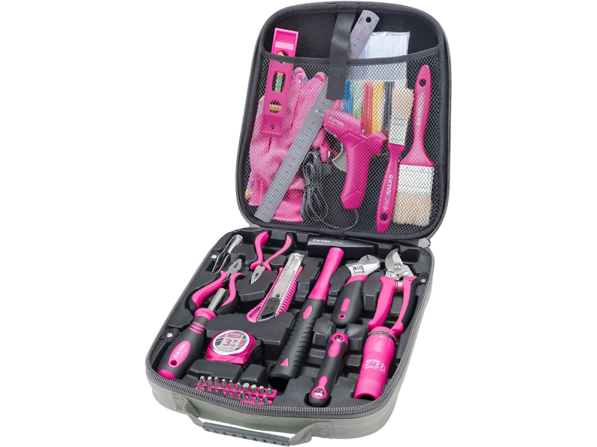 E-shop EXTOL LADY Súprava náradia 68 ks, CrV 6593