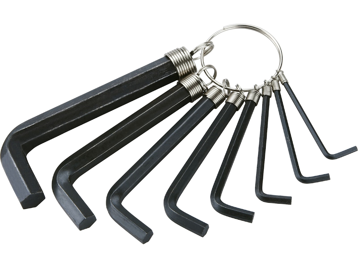 E-shop EXTOL CRAFT L - kľúče IMBUS, súprava 8 ks, 2 - 10 mm 6610