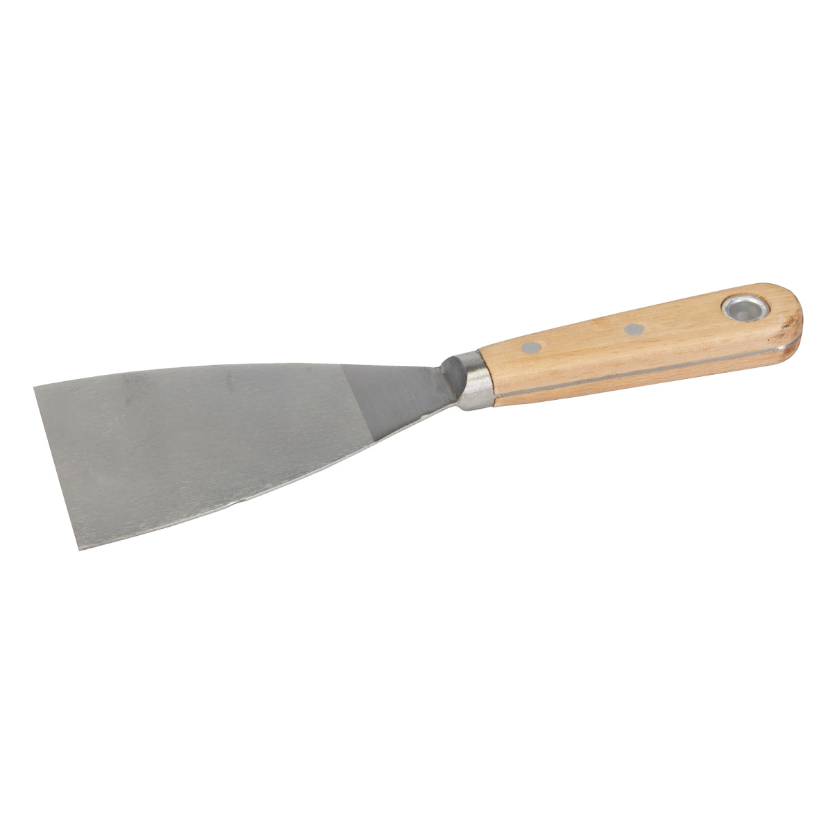 E-shop Stieracia špachtľa 75 mm s drevenou rukoväťou Silverline 675075