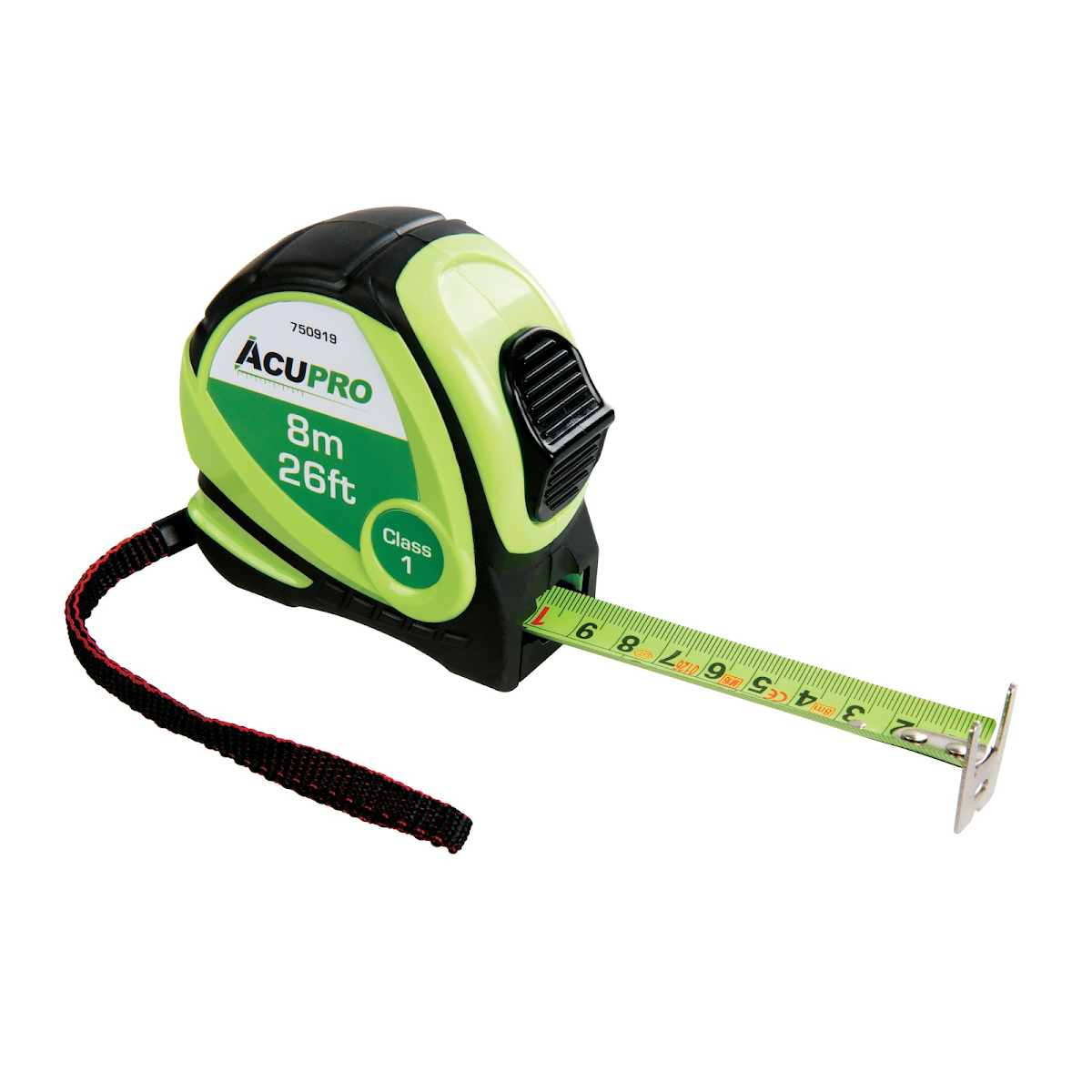 E-shop Meter zvinovací nárazuvzdorný Acupro 25 mm × 8 m 750919