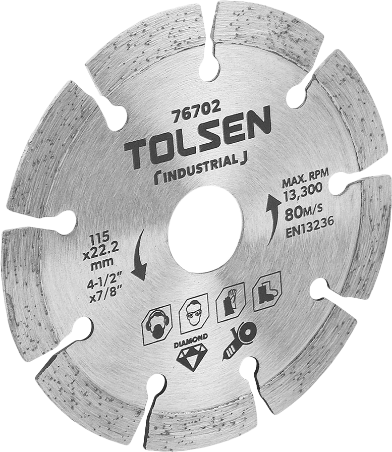E-shop TOLSEN Diamantový kotúč segmentový 230 mm 76707