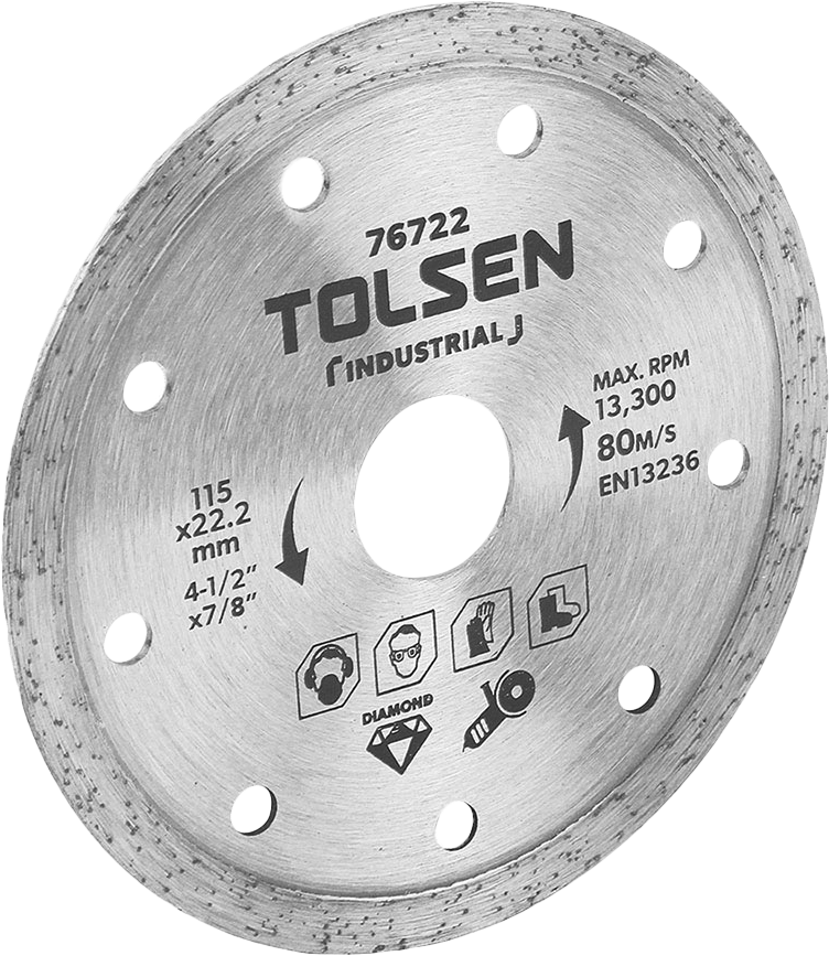E-shop TOLSEN Diamantový kotúč 115 mm 76722