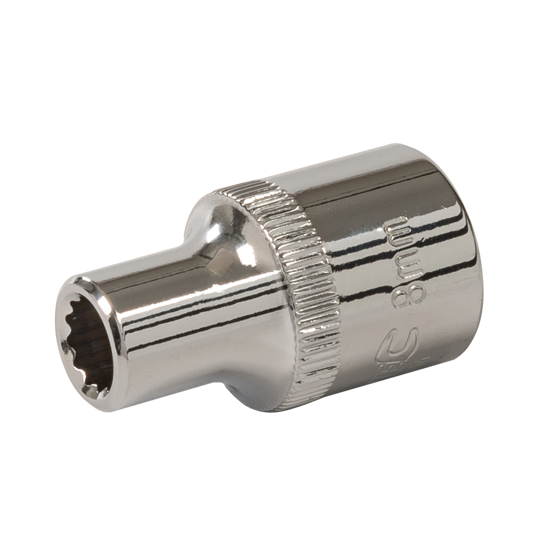 E-shop Kľúč nástrčný krátky Silverline 1/2", 12 hrán, 8 mm 769625