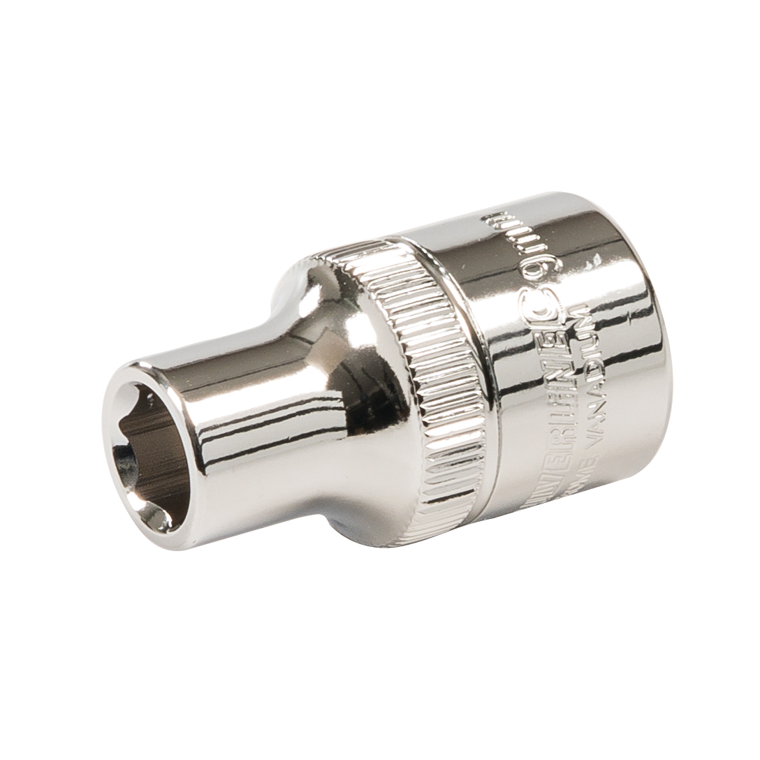 E-shop Kľúč nástrčný krátky Silverline 1/2" HEX, 9 mm 801702