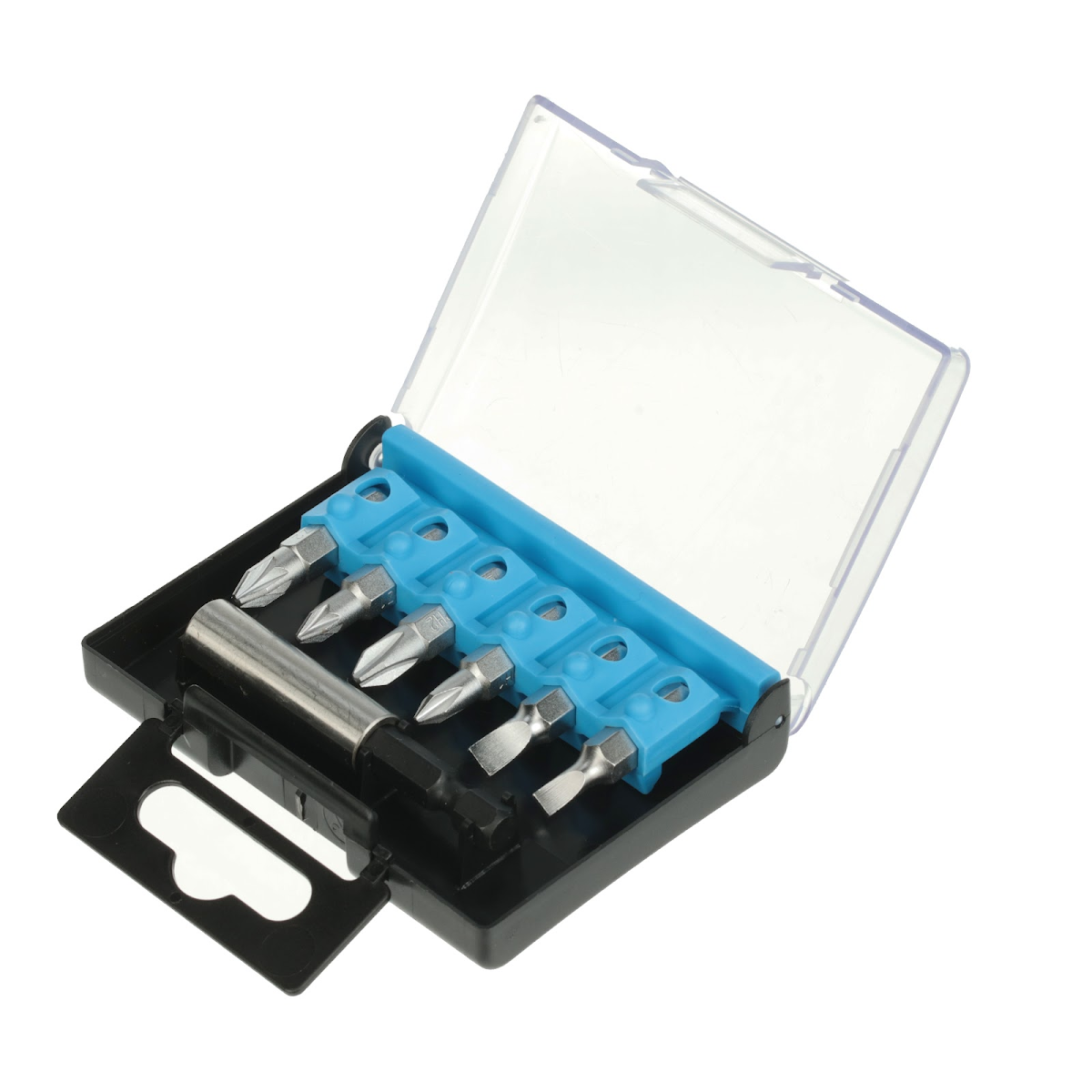 E-shop NAREX BYSTŘICE Sada nástavců 1/4" s magnetickým držákem v plastové krabičce 7 dílná 856701