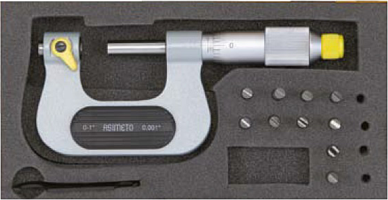 E-shop Mikrometer ASIMETO na meranie závitov 0 – 25 mm 133-01-0