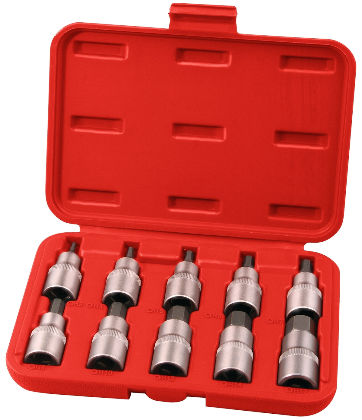 E-shop EXTOL PREMIUM Kľúče nástrčné 1/2" HEX, súprava 10 ks 8818120