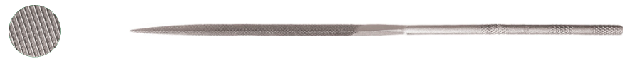 E-shop Jehlový pilník trojhranný 3,7 mm , sek 2 286213831620