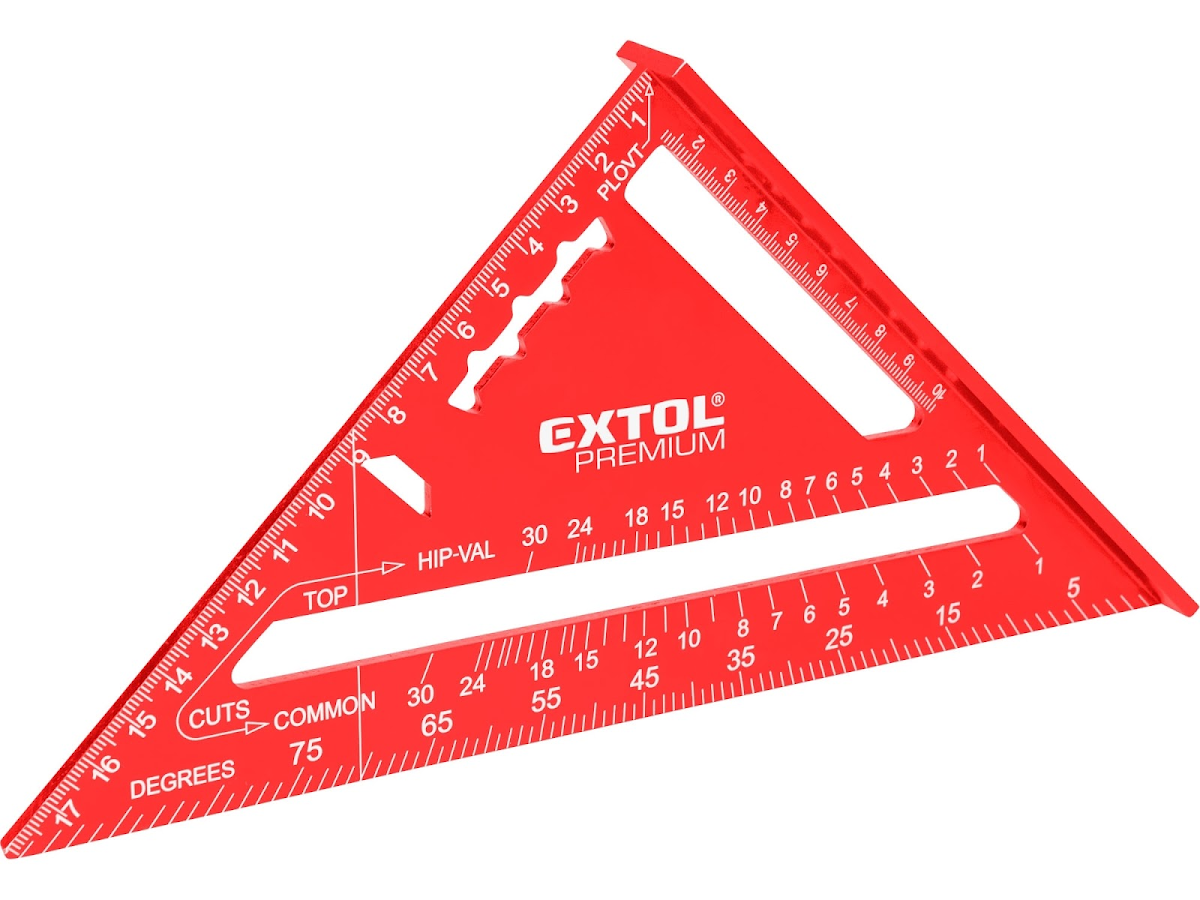 E-shop EXTOL PREMIUM Uholník tesársky/truhlársky viacúčelový, 180 mm, kov 8825100