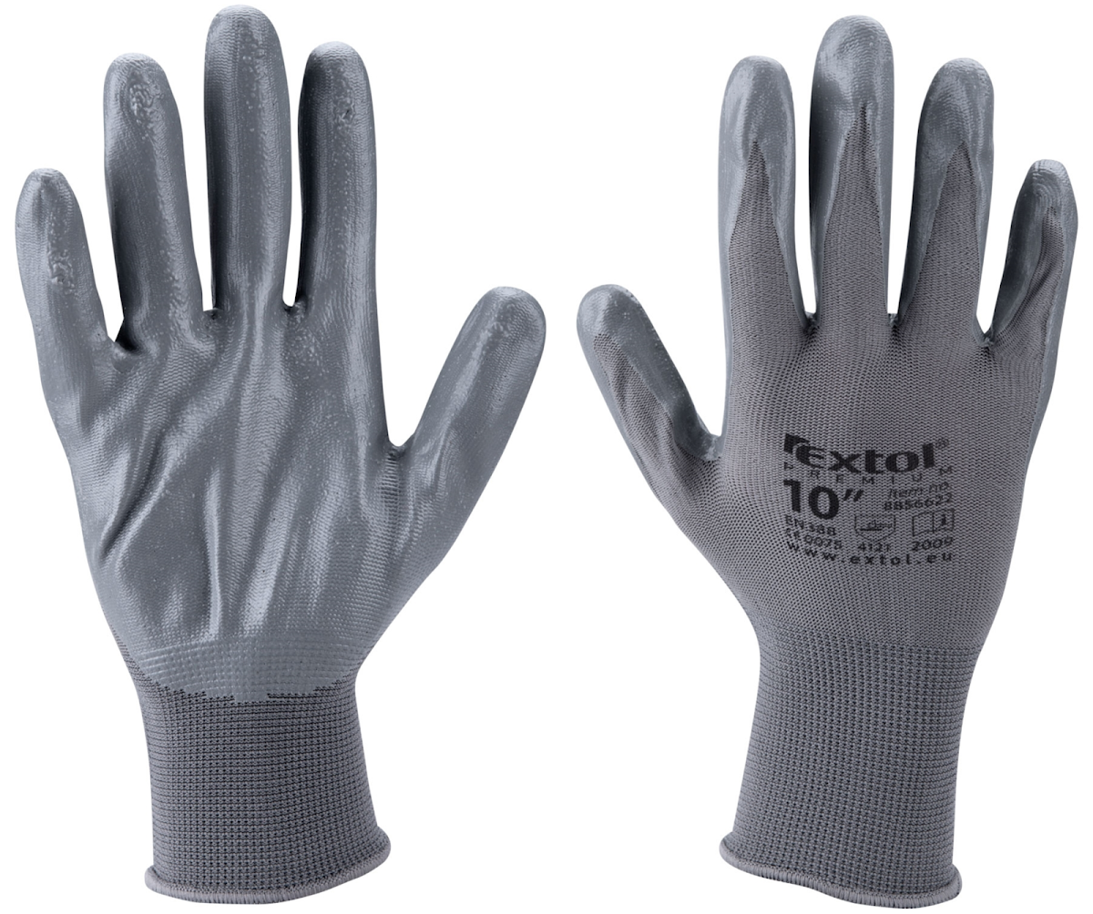 E-shop EXTOL PREMIUM Rukavice nylonové polomáčané v nitrile 8" 8856620