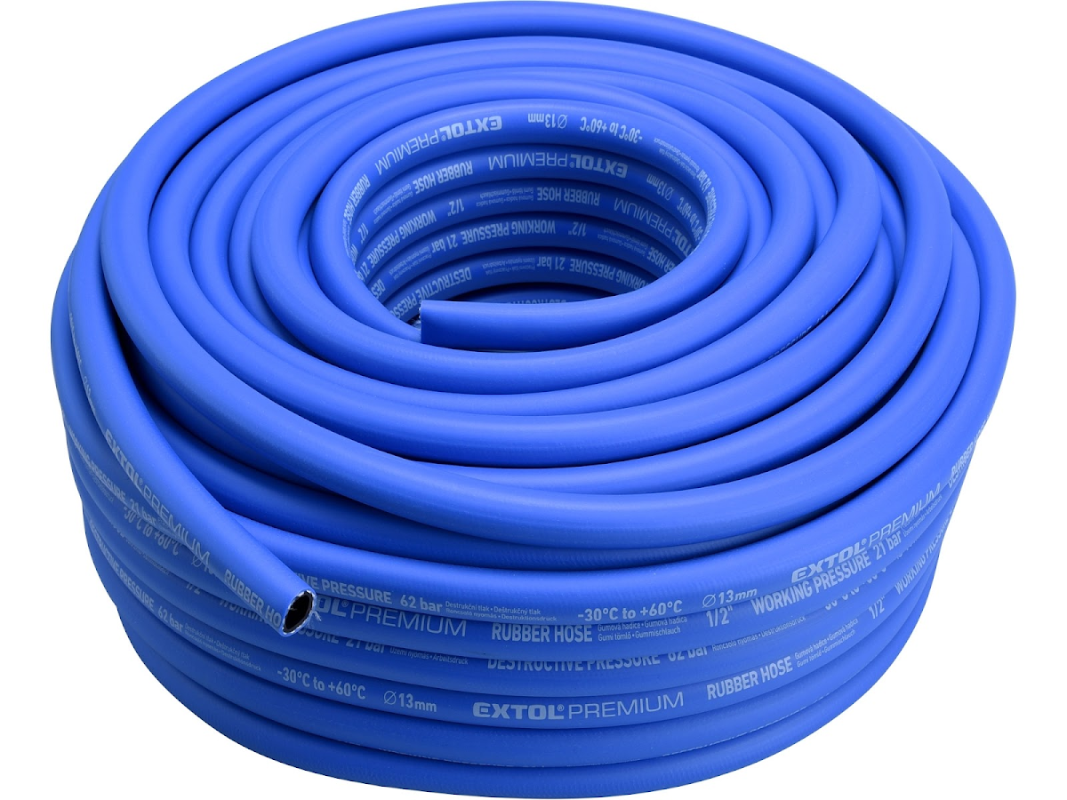 E-shop EXTOL PREMIUM Hadica vzduchová, guma, 1/2" (13/19 mm), 50m 8865146