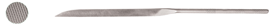 E-shop Jehlový pilník nožový 6,6 × 2,2 mm, sek 3 286213862030