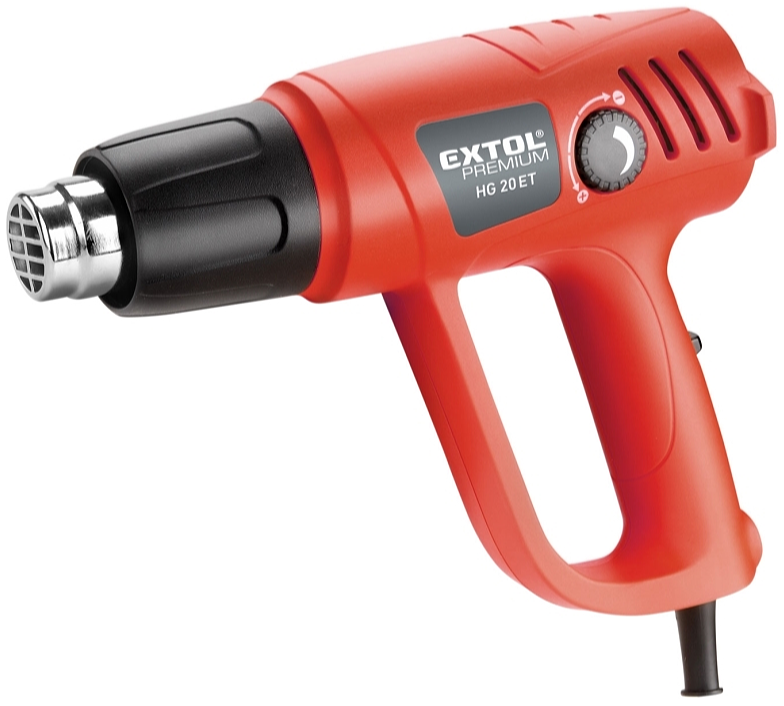 E-shop EXTOL PREMIUM Teplovzdušná pištoľ s plynulou reguláciou teploty 2 000 W 8894801