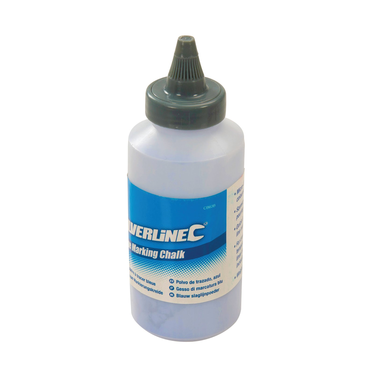 E-shop Prášok značkovací Silverline 250 g, modrý CB63B