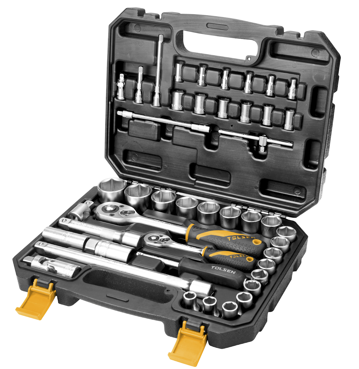 E-shop TOLSEN Gola 1/4" a 1/2" súprava 45 ks 15142