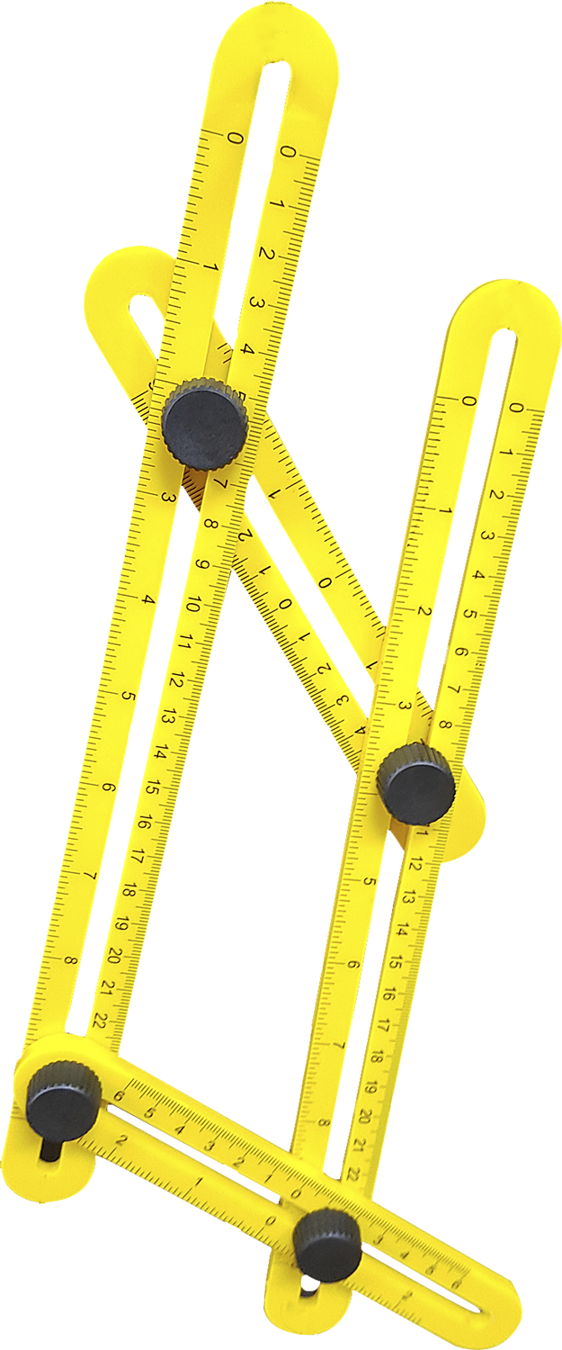 E-shop Nastaviteľná plastová šablóna 120 × 250 mm E-ABS