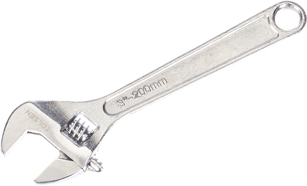 E-shop TOLSEN Kľúč nastaviteľný 200 mm 15002