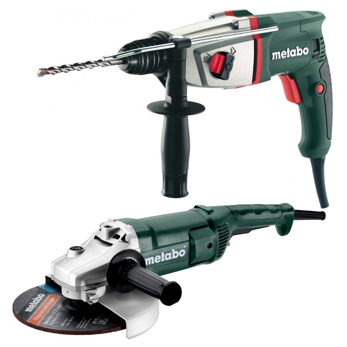 E-shop Metabo Úhlová bruska, sekací kladivo - Set 1 606432000+606153