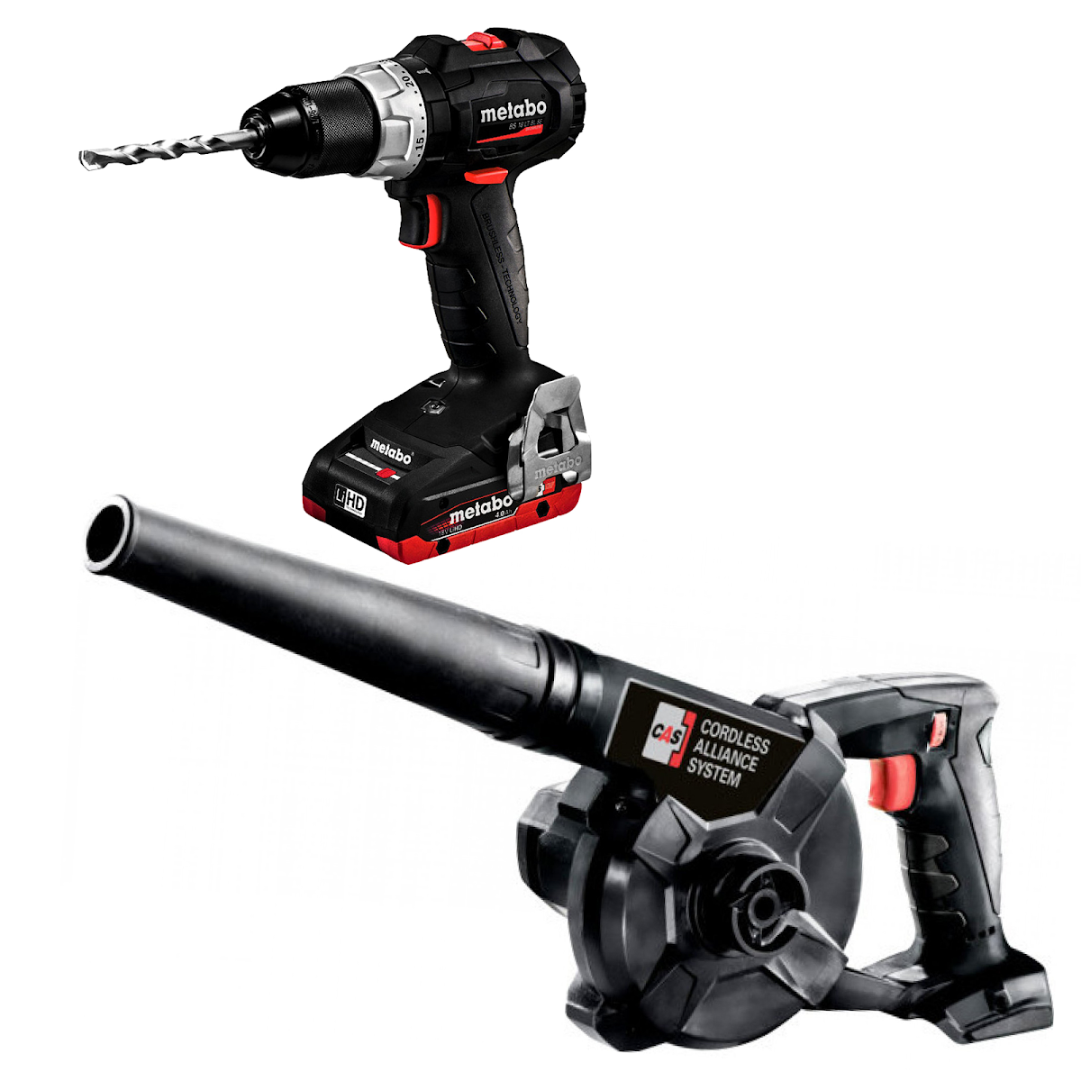 E-shop Metabo Aku vrtačka, fukar, nabíječka, 2 ks bat. - Se 602367800+622423