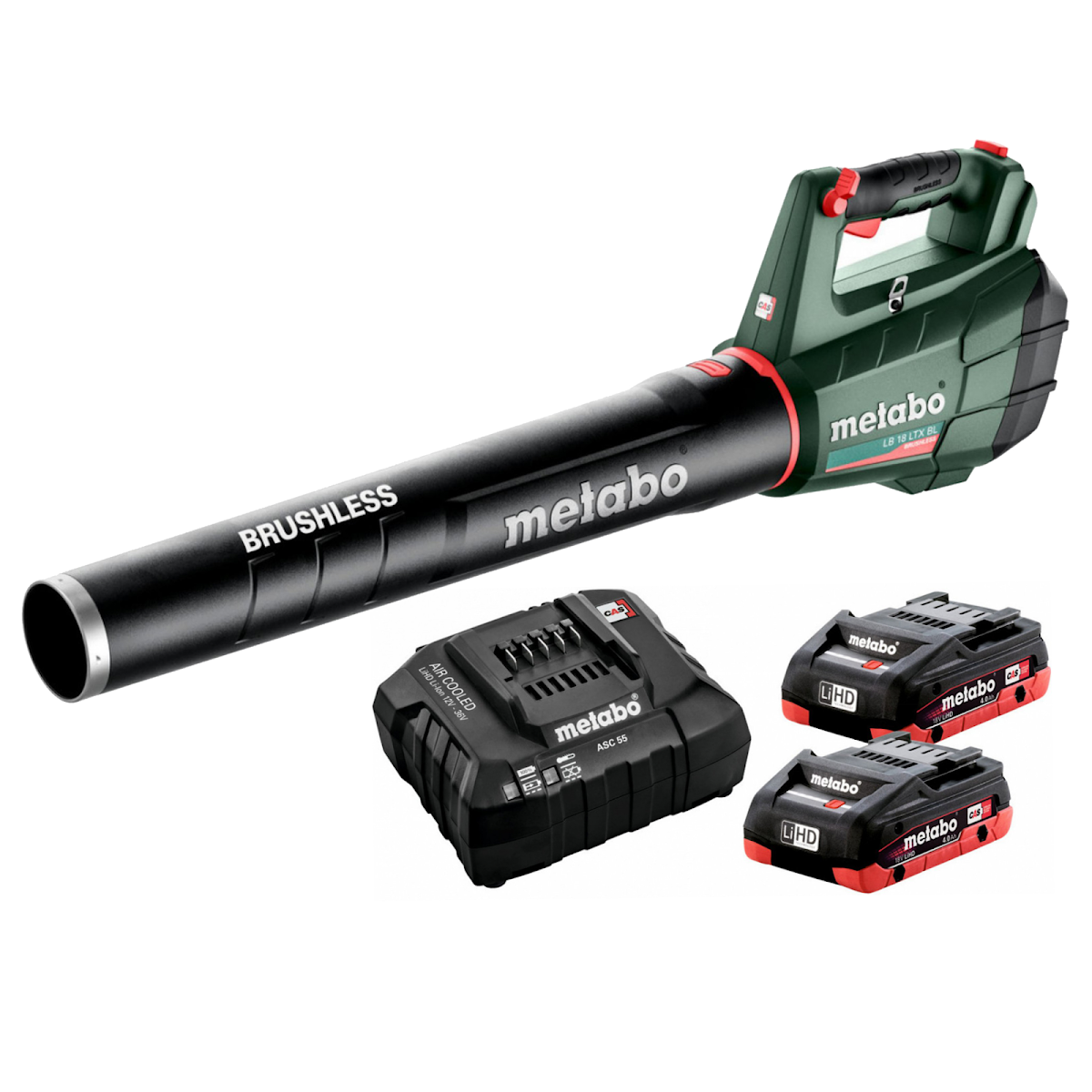 E-shop Metabo Aku fukar, nabíječka, 2 ks bat. - Set 3 601607850+685191