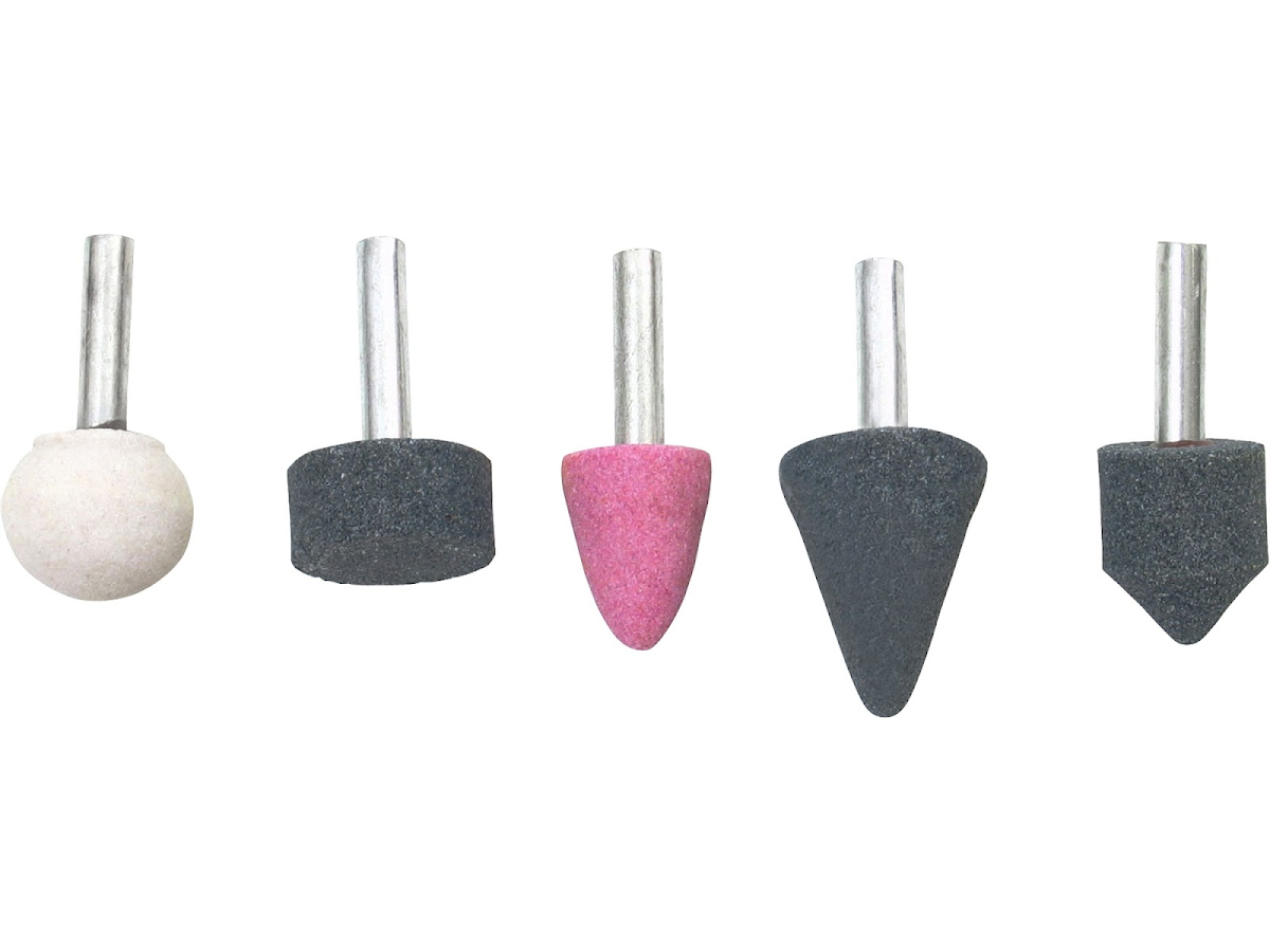 E-shop EXTOL CRAFT Brúsky rotačné, sada 5 ks, stopka 6 mm 1820