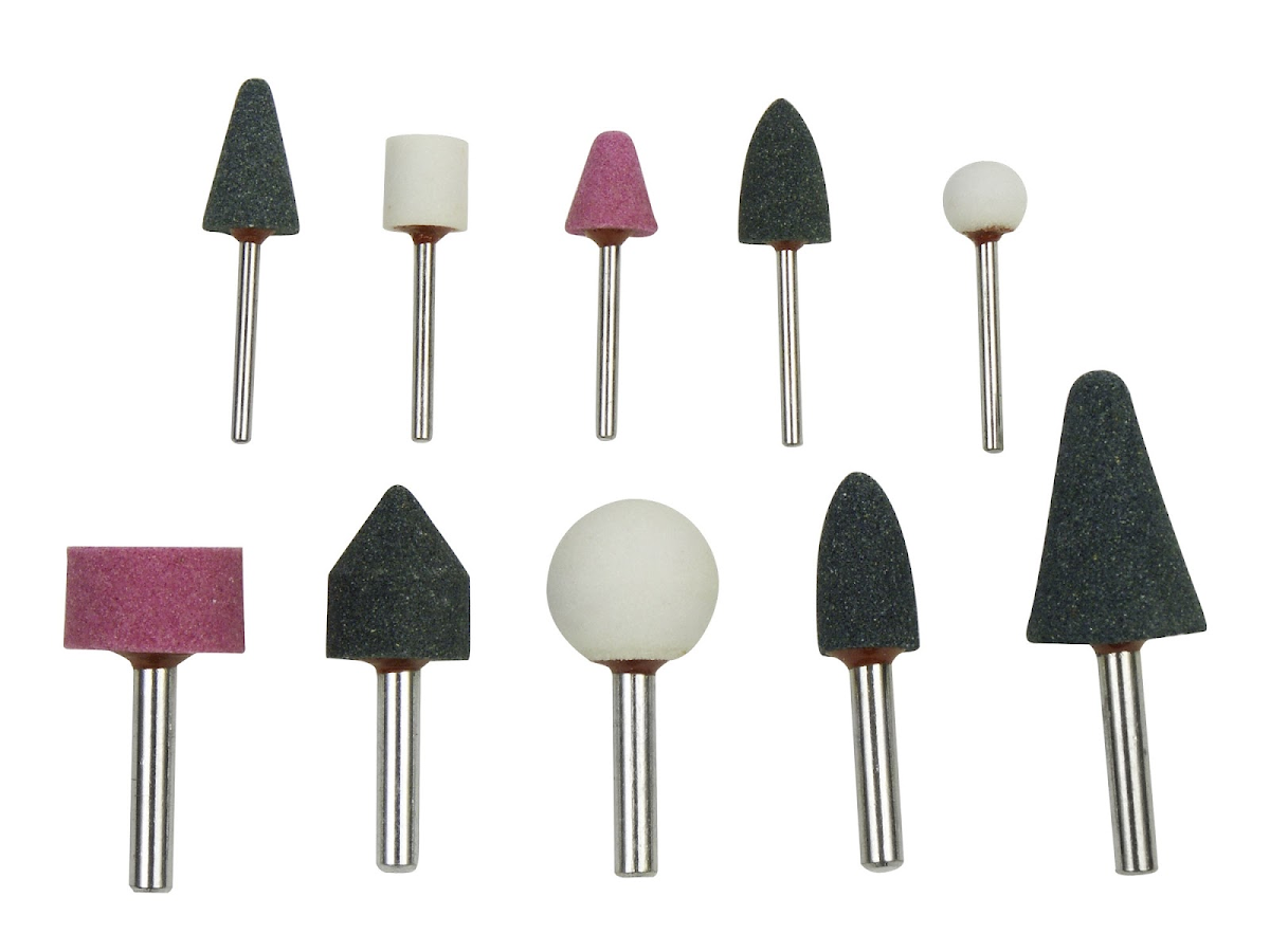 E-shop EXTOL CRAFT Brúsky rotačné, sada 10 ks, stopka 3 a 6 mm 1822
