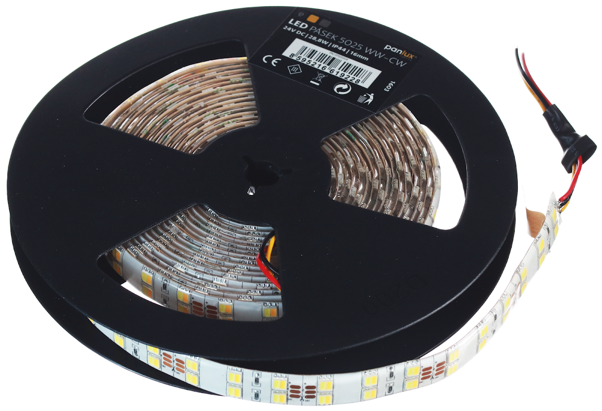E-shop Panlux LED páska TaS, IP44, 28,8 W/m &ndash; 5 m PN13700004