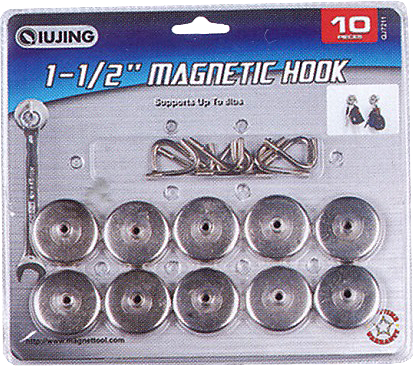 E-shop Magnetické háčiky 10 ks QJ7211-10pc