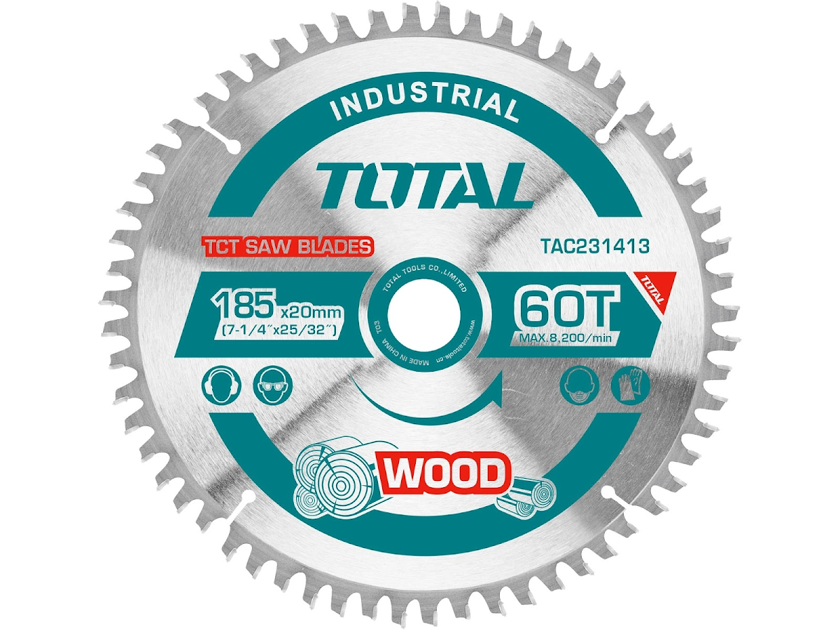 E-shop TOTAL Kotouč pilový, 185 mm, 60T, industrial TAC231413