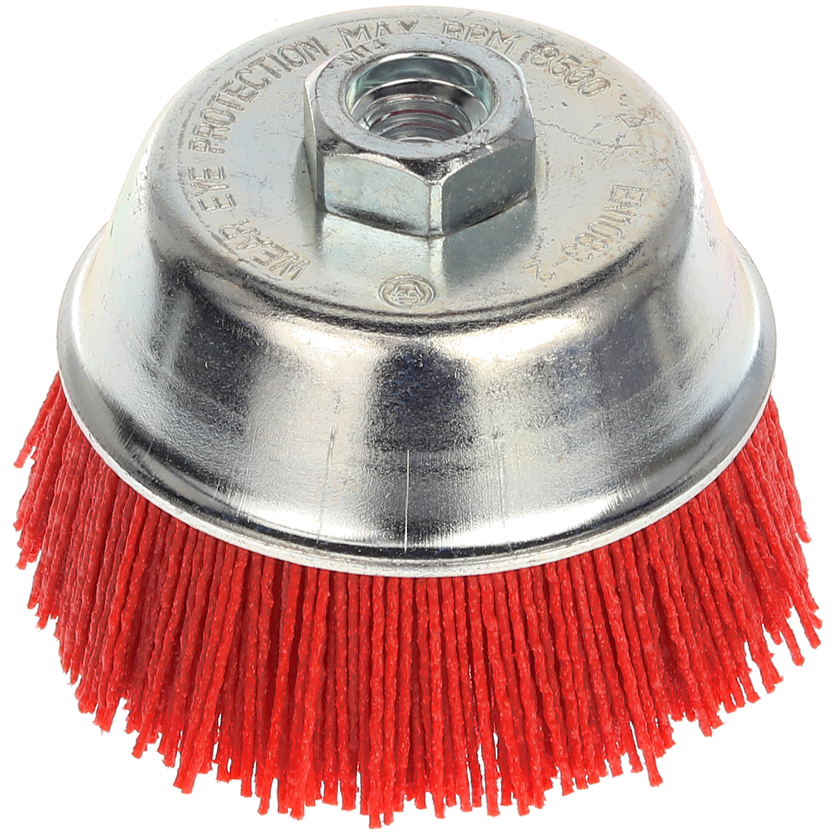 E-shop Črepníková nylonová kefa 100 mm hrubá Silverline 220410