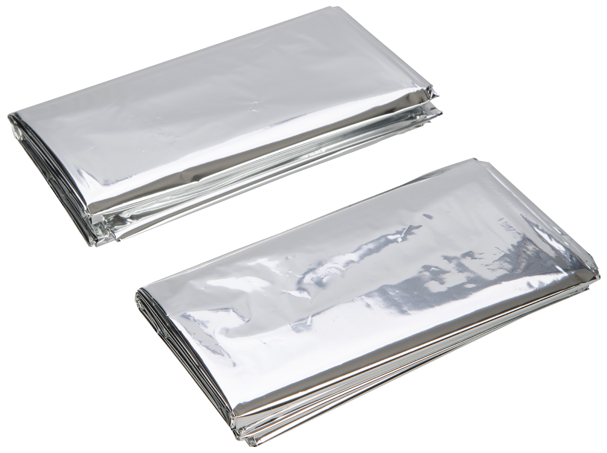 E-shop Núdzová fólia 1 × 2 m - 2 ks Silverline 226306