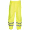 Nohavice reflexné Hi-Vis Silverline žlté 91 cm XL