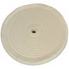 Špirálovo zošitý bavlnený leštiaci kotúč 150 × 16 mm Silverline