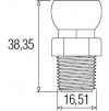 Hrdlo 1/2" so závitom NPT 3/8" LOC-LINE