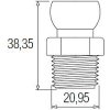 Hrdlo 1/2" so závitom BSPT 1/2" LOC-LINE