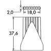 Dýza 1/2" rozprašovacia LOC-LINE, 7 otvorov, 2 mm