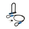 Zámka na bicykel v tvare „U“ s lankom Silverline