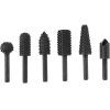 Rašple rotačné do dreva, súprava 6 ks