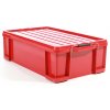 Plastová prepravka s vekom, 63 l