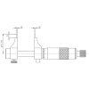 Mikrometer dutinový ASIMETO 25 – 50 mm