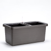 Veľkoobjemový kvetináč Berberis DUO 80 cm - antracit