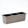 Veľkoobjemový kvetináč Berberis TRIO 117 cm - taupe