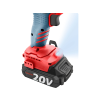 Vŕtací skrutkovač aku s príklepom SHARE20V, BRUSHLESS, 2Ah, EXTOL PREMIUM