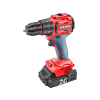 Vŕtací skrutkovač aku s príklepom SHARE20V, BRUSHLESS, 2Ah, EXTOL PREMIUM