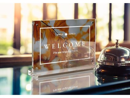 Plastový stojánek A5 na šířku