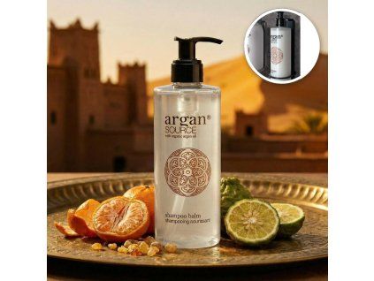 Shampoo mit Haarspülung 300ml ARGAN SOURCE (Pumpspender)