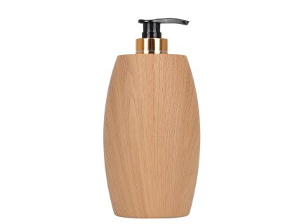 Elektrischer Massageölerhitzer mit 300-ml-Flasche, hellbraun